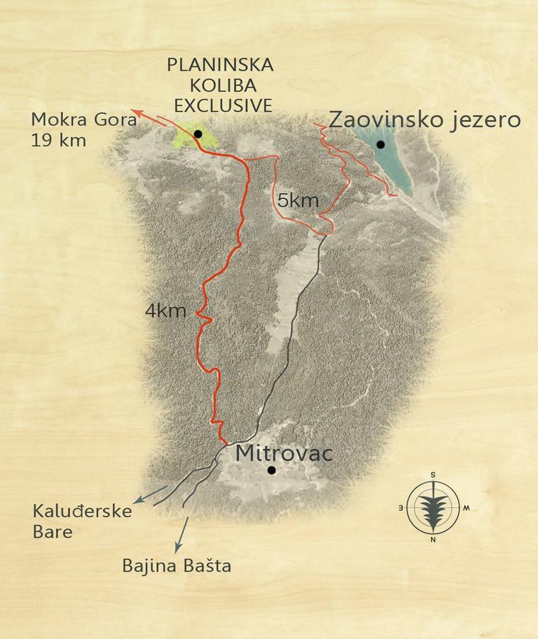 Planinska Koliba Exclusive Villa Sekulic Luaran gambar